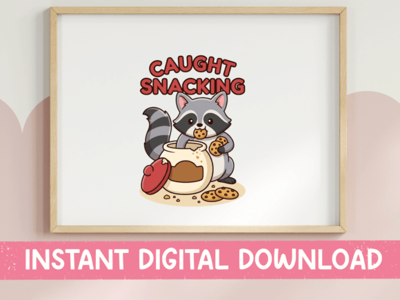 A Designer's Take on the Caught Snacking Raccoon Cookie Art