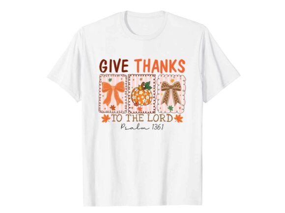 A Professional Review of the Give Thanks T-Shirt Graphic