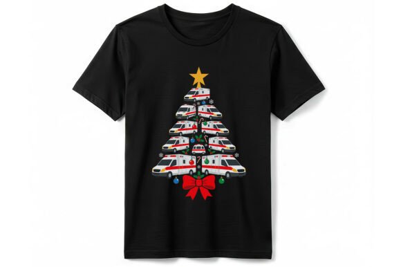 Ambulance Christmas Tree T-Shirt: A Design Review for Crafters