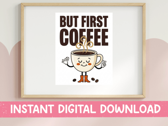 Evaluating the But First Coffee Character for Branding
