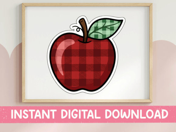Plaid Apple Art: A Graphic Designer's Review for T-Shirt & Branding
