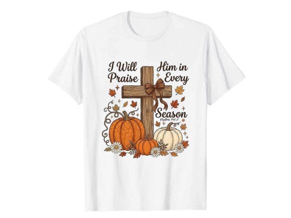 Reviewing the Christian Praise Cross Fall T-Shirt Graphic