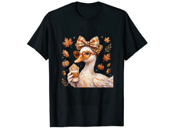 The Cute Autumn Duckling: A Versatile Graphic Design Asset